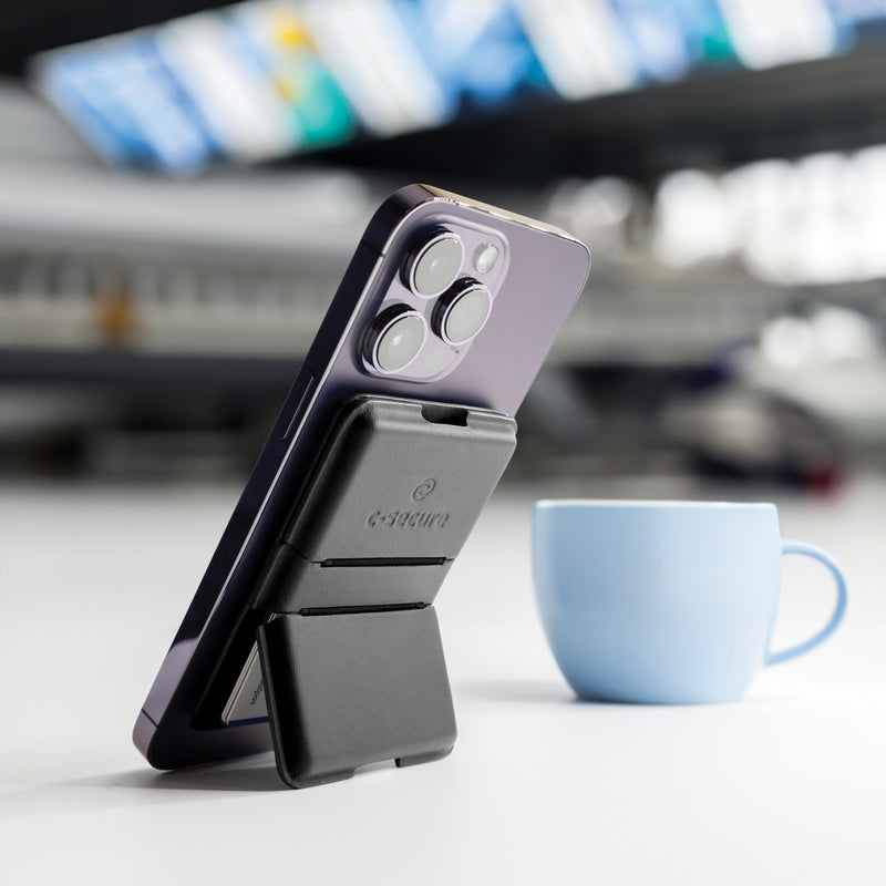 Load image into Gallery viewer, C-Secure MagSafe phone wallet - Custom Wood Designs C-Secure MagSafe phone wallet
