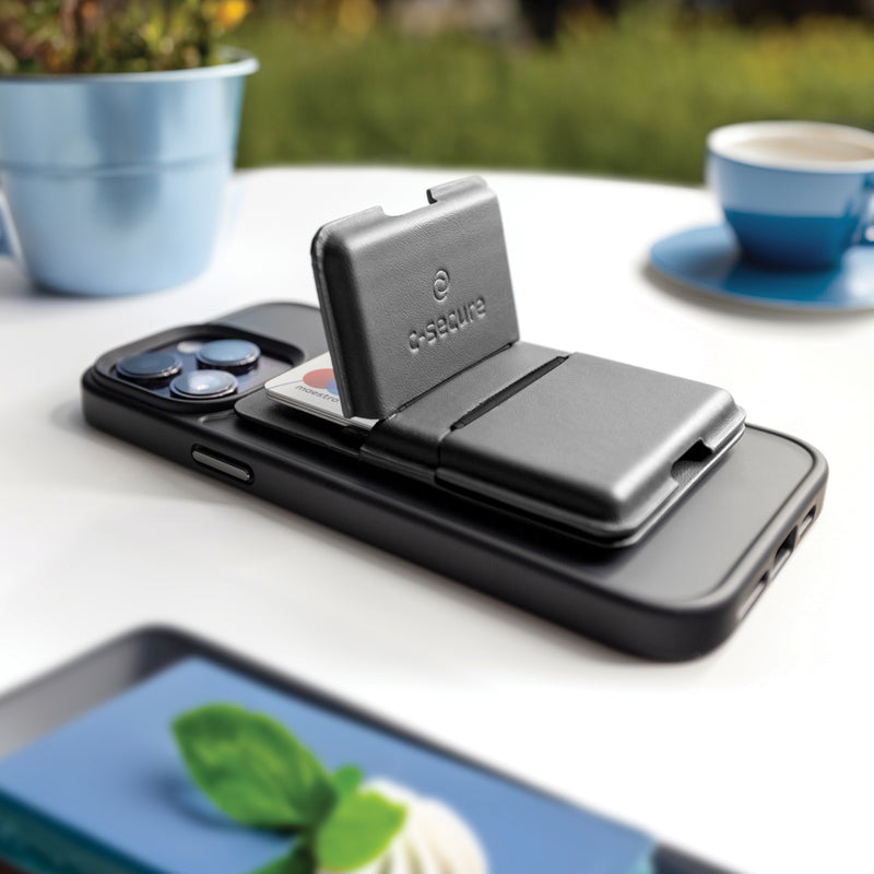 Load image into Gallery viewer, C-Secure MagSafe phone wallet - Custom Wood Designs C-Secure MagSafe phone wallet
