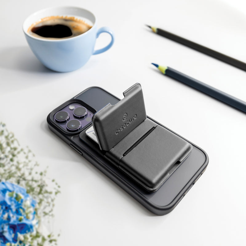 Load image into Gallery viewer, C-Secure MagSafe phone wallet - Custom Wood Designs C-Secure MagSafe phone wallet
