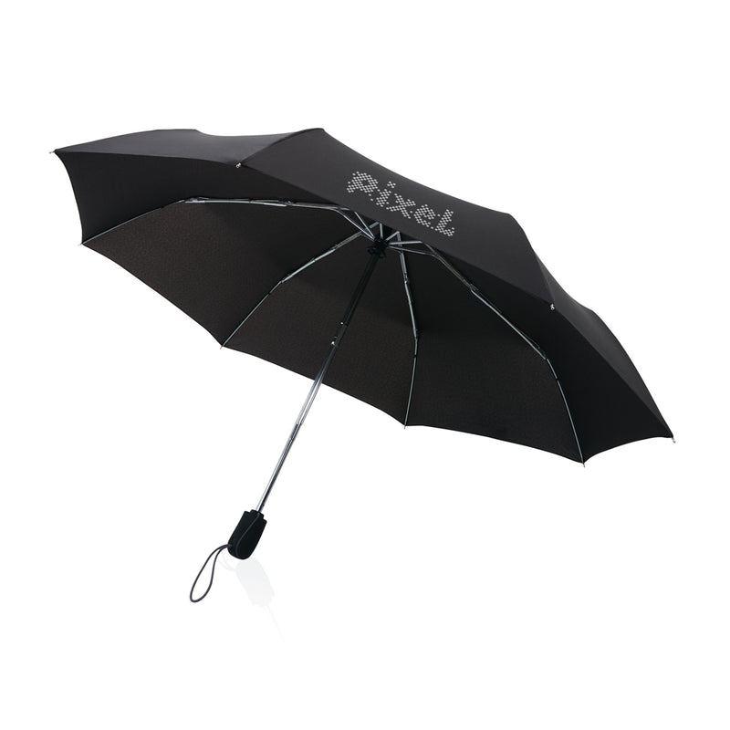 Load image into Gallery viewer, Swiss Peak AWARE™ Traveller 21” automatic umbrella - Custom Wood Designs
