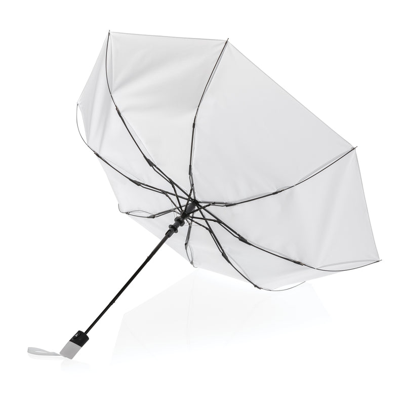 Load image into Gallery viewer, 21" Impact AWARE™ RPET 190T mini auto open umbrella - Custom Wood Designs
