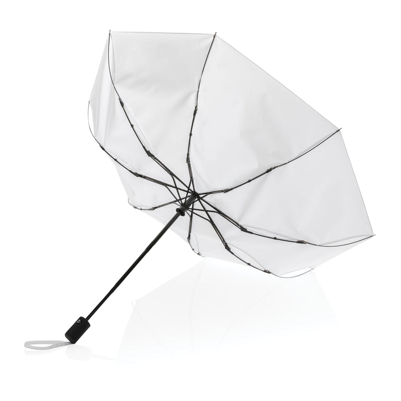 Load image into Gallery viewer, 21" Impact AWARE™ RPET 190T auto open/close umbrella - Custom Wood Designs
