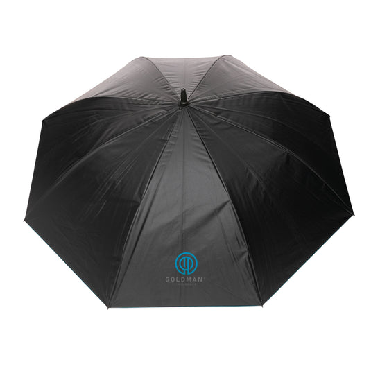 27" Impact AWARE™ RPET 190T dual colour auto open umbrella - Custom Wood Designs