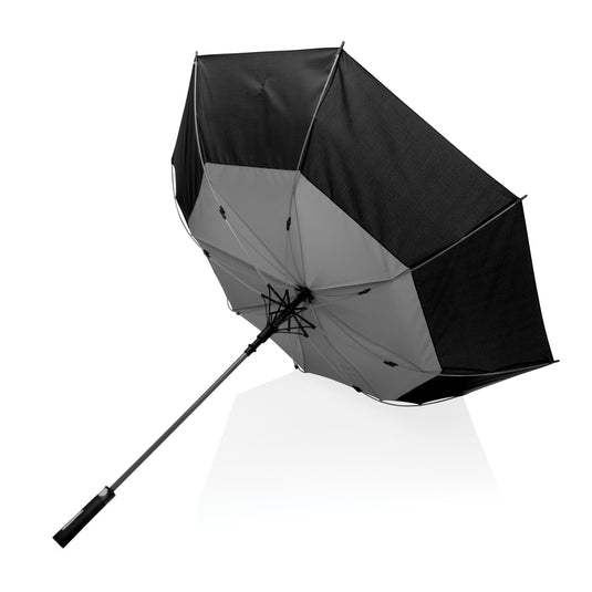 27" Impact AWARE™ RPET 190T auto open stormproof umbrella - Custom Wood Designs