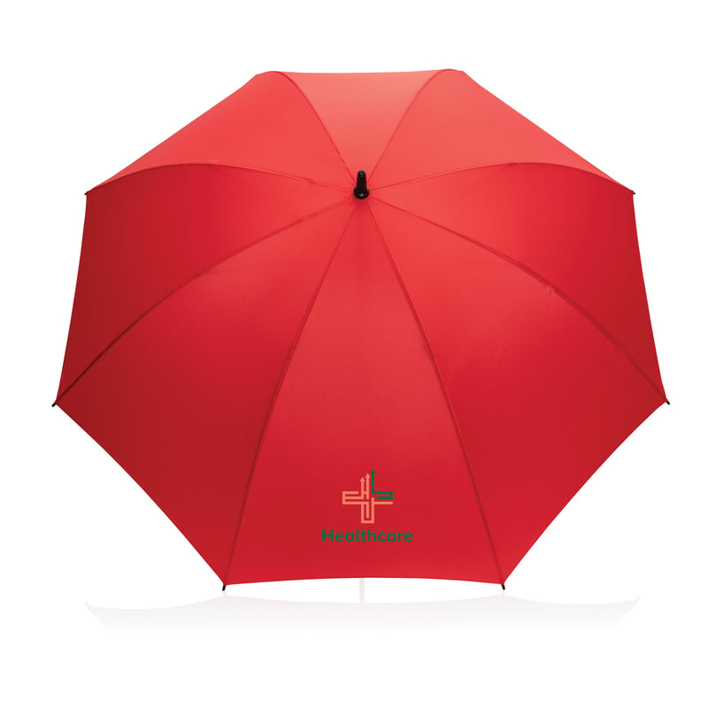 Load image into Gallery viewer, 30" Impact AWARE™ RPET 190T Storm proof umbrella - Custom Wood Designs
