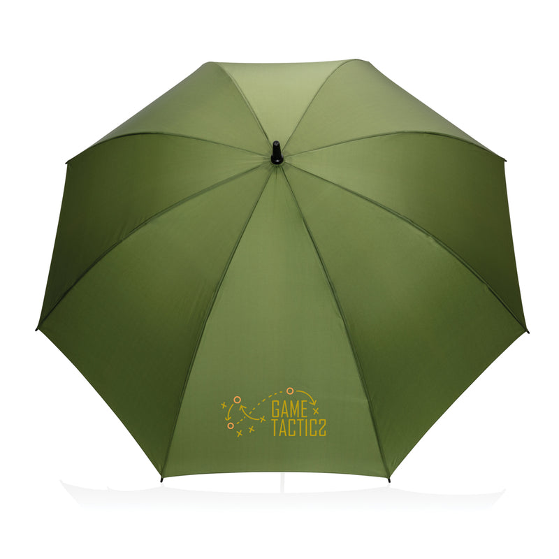 Load image into Gallery viewer, 30" Impact AWARE™ RPET 190T Storm proof umbrella - Custom Wood Designs
