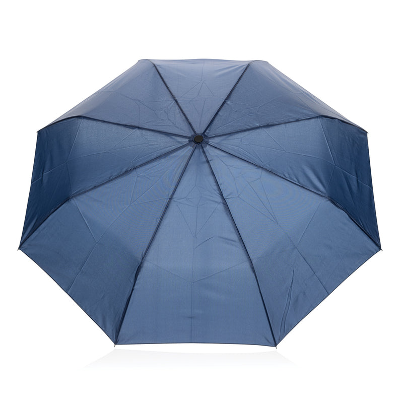 Load image into Gallery viewer, Yara 21" AWARE™ RPET solid colour umbrella with carabiner - Custom Wood Designs
