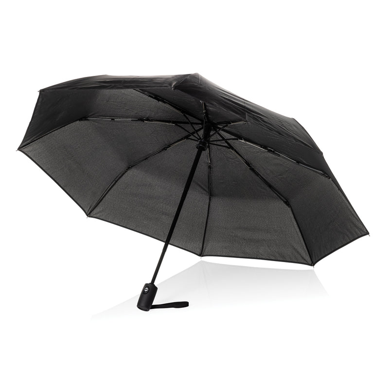 Load image into Gallery viewer, Swiss Peak Vito Aware™ RPET 21 inch auto open/close umbrella - Custom Wood Designs
