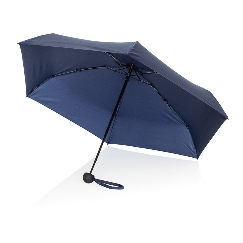Load image into Gallery viewer, 19.5" Aware™ RPET super mini manual 190T Pongee umbrella - Custom Wood Designs 19.5" Aware™ RPET super mini manual 190T Pongee umbrella
