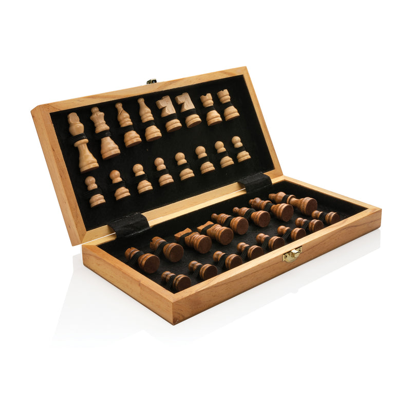 Load image into Gallery viewer, Luxury wooden foldable chess set - Custom Wood Designs
