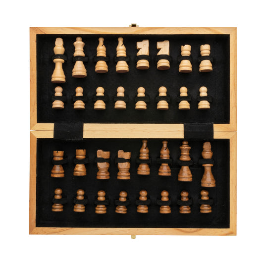Luxury wooden foldable chess set - Custom Wood Designs