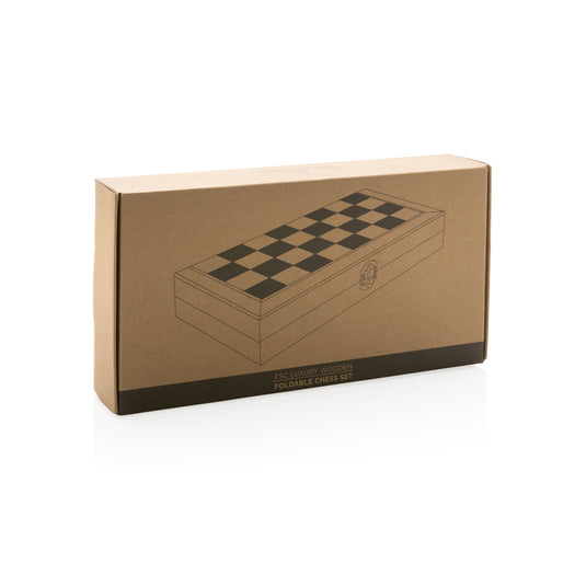 Luxury wooden foldable chess set - Custom Wood Designs
