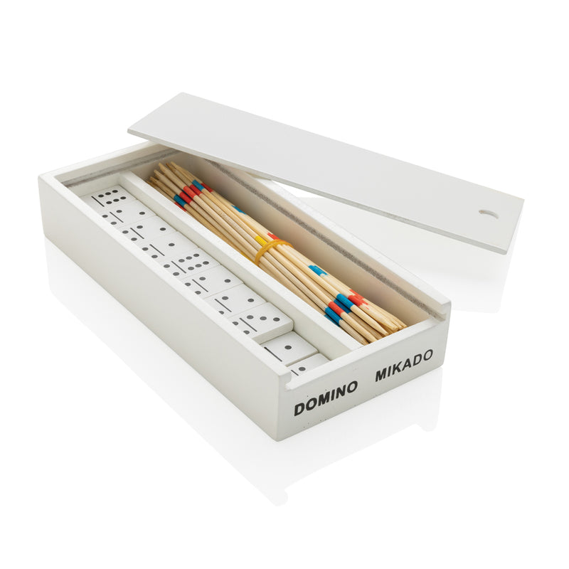 Load image into Gallery viewer, Deluxe mikado/domino in wooden box - Custom Wood Designs
