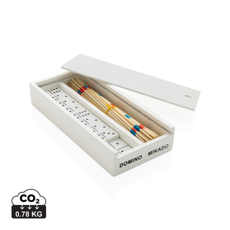 Load image into Gallery viewer, Deluxe mikado/domino in wooden box - Custom Wood Designs

