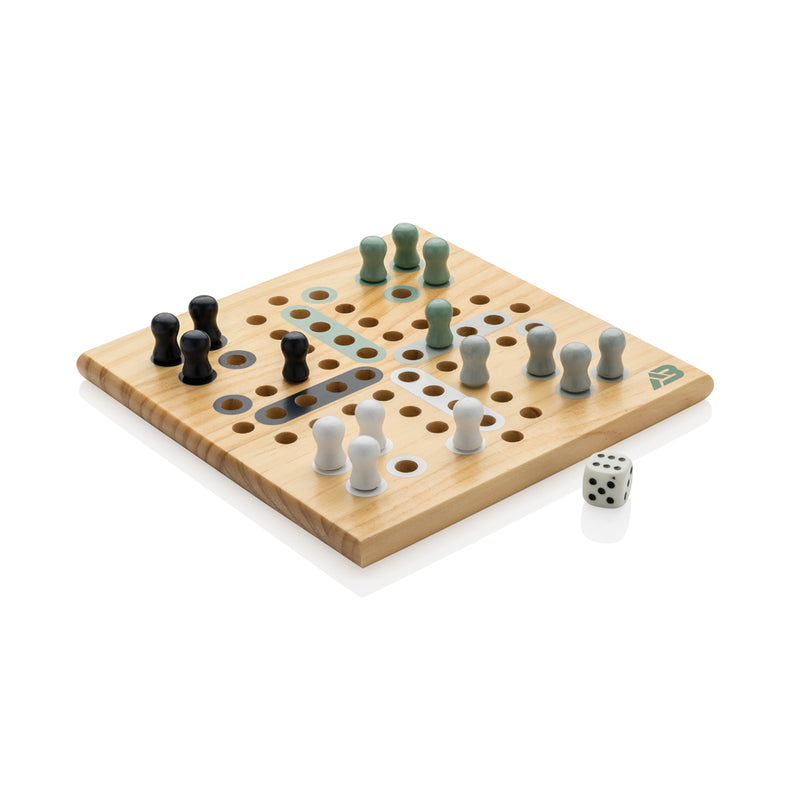 Load image into Gallery viewer, Claire wooden Ludo game - Custom Wood Designs
