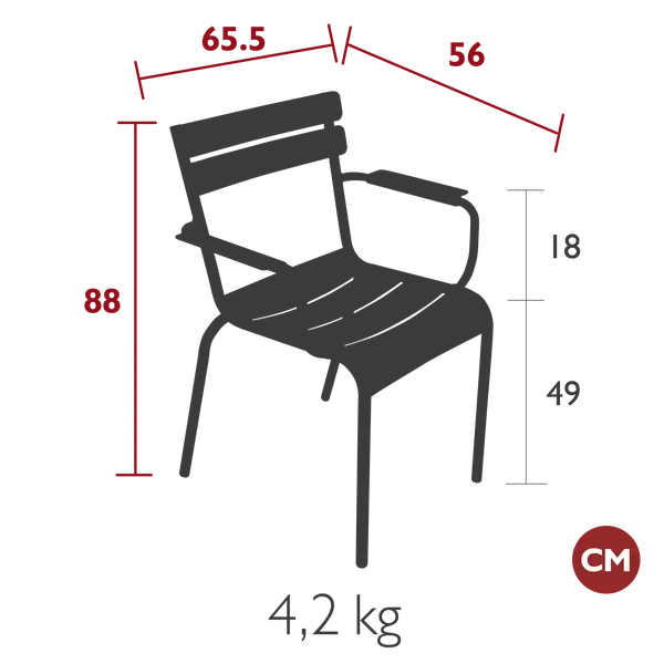 Load image into Gallery viewer, Luxembourg Armchair ALU - Custom Wood Designs Luxembourg Armchair ALU made from [material] – Ideal for [use_case] | Custom Wood Designs

