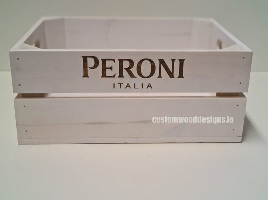 Custom Made retal crates Custom Wood Designs PeroniIrelandPeroniCratesIrelandCustomWoodDesignsPromotionalBrandedWoodworkinglaserbranding_16