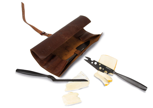 Cheese Knife Set Monaco+ Black - Custom Wood Designs