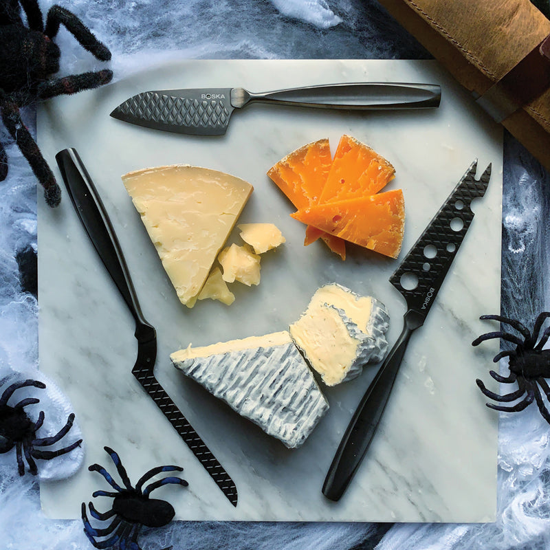 Load image into Gallery viewer, Cheese Knife Set Monaco+ Black - Custom Wood Designs
