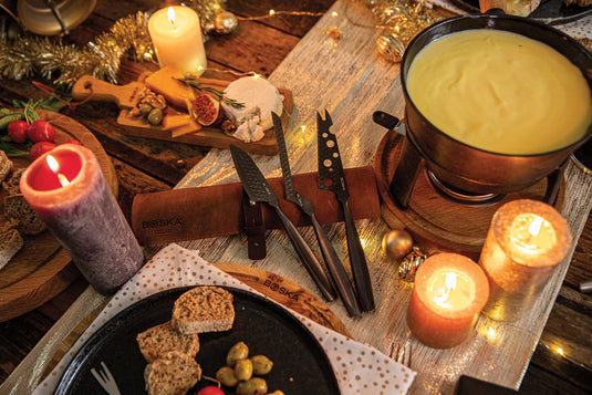 Cheese Knife Set Monaco+ Black - Custom Wood Designs