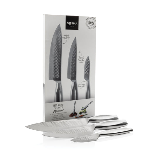 Kitchen Knives Monaco+, set of 3 - Custom Wood Designs