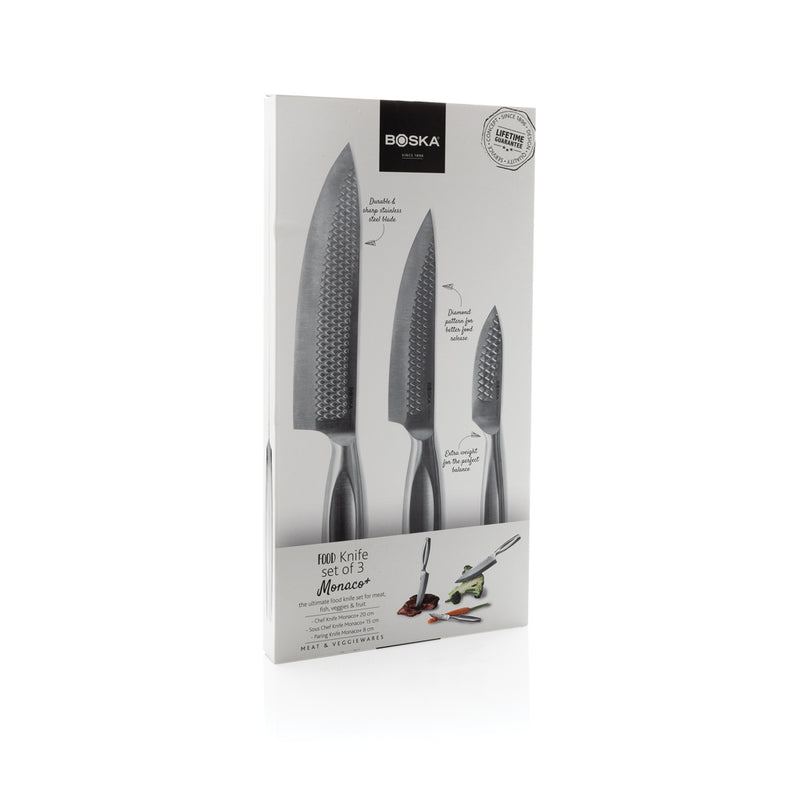 Load image into Gallery viewer, Kitchen Knives Monaco+, set of 3 - Custom Wood Designs

