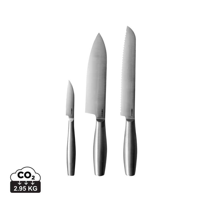 Load image into Gallery viewer, Kitchen Knives Copenhagen, set of 3 - Custom Wood Designs
