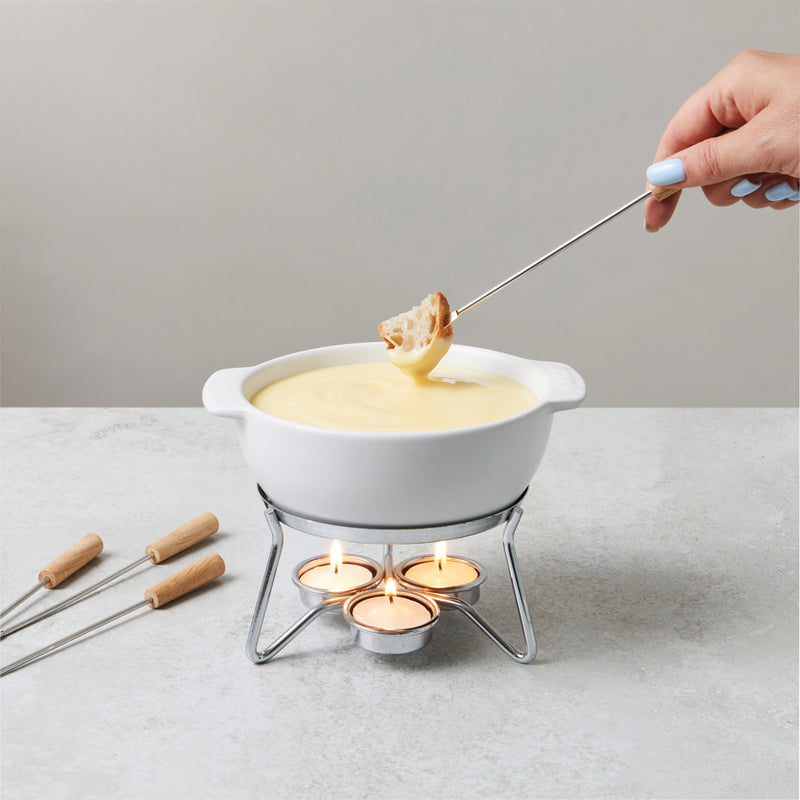 Load image into Gallery viewer, Cheese Fondue Set Party - 750 ml - Custom Wood Designs Cheese Fondue Set Party - 750 ml

