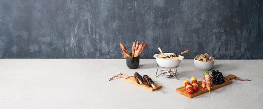 Cheese Fondue Set Party - 750 ml - Custom Wood Designs Cheese Fondue Set Party - 750 ml