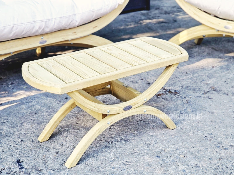 Load image into Gallery viewer, Siena Lounge Set with Tavolino Table - Custom Wood Designs Siena Lounge Set with Tavolino Table made from [material] –  [use_case] | Custom Wood Designs
