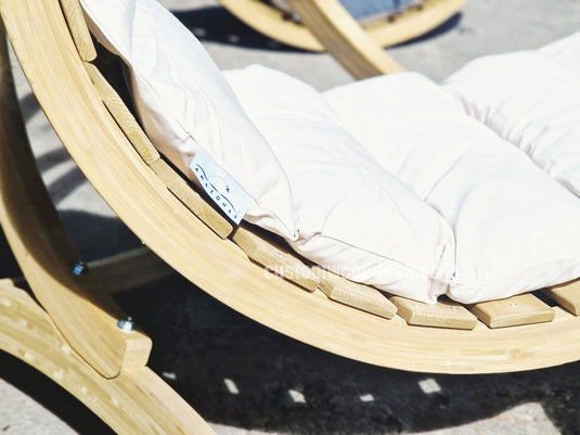 Swing Lounger & Stand Set - Custom Wood Designs Swing Lounger & Stand Set made from [material] –  [use_case] | Custom Wood Designs