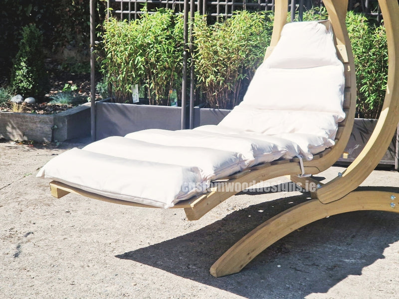 Load image into Gallery viewer, Swing Lounger &amp; Stand Set - Custom Wood Designs Swing Lounger &amp; Stand Set made from [material] –  [use_case] | Custom Wood Designs
