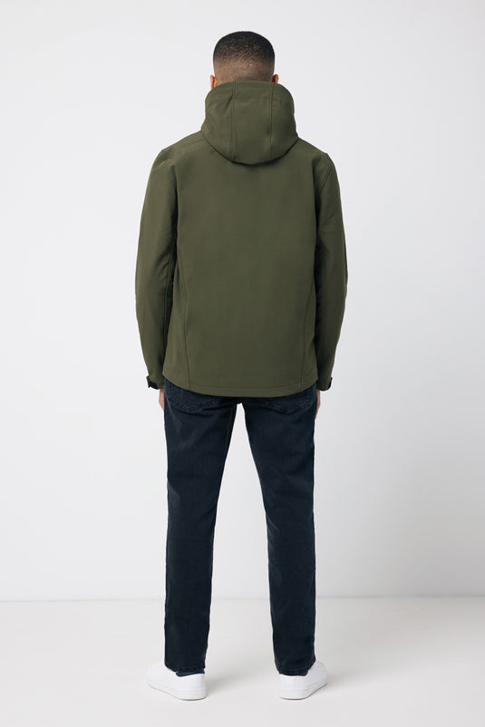 Makal men recycled polyester soft shell jacket - Custom Wood Designs