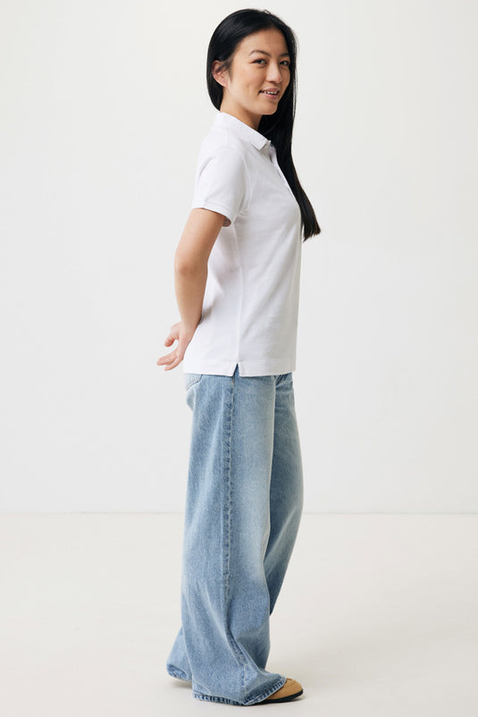 Yosemit women recycled cotton pique polo - Custom Wood Designs