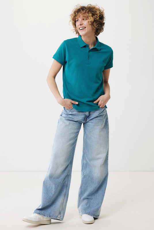 Yosemit women recycled cotton pique polo - Custom Wood Designs