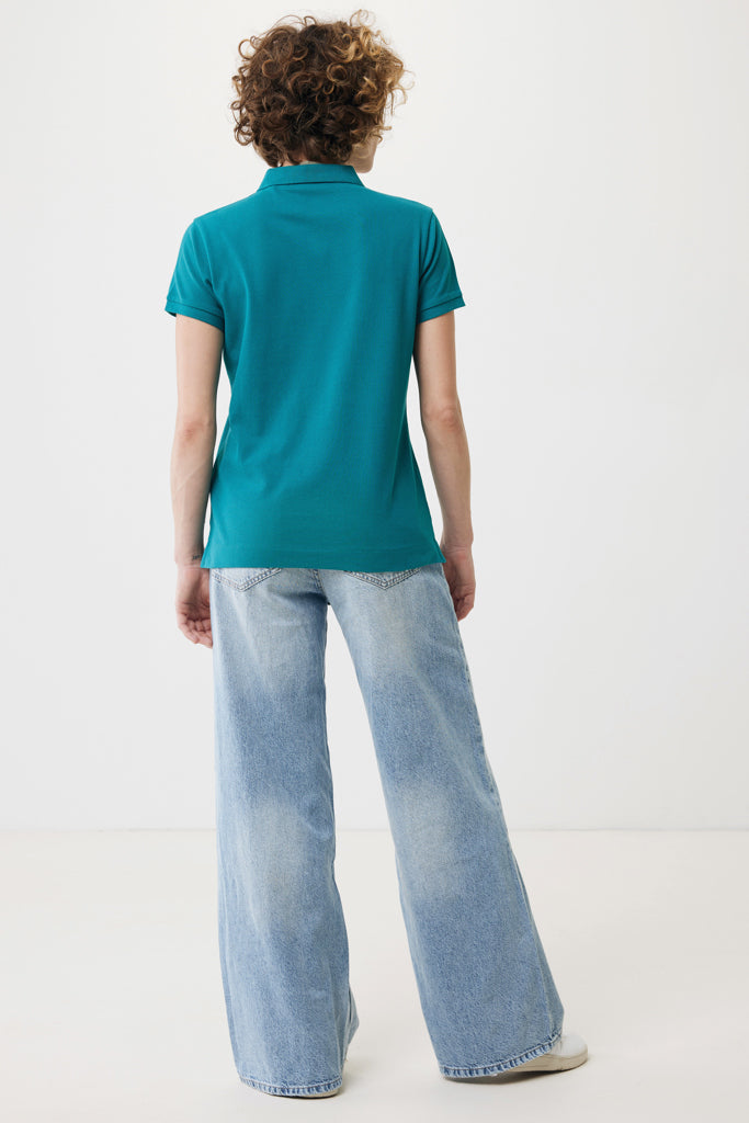 Load image into Gallery viewer, Yosemit women recycled cotton pique polo - Custom Wood Designs
