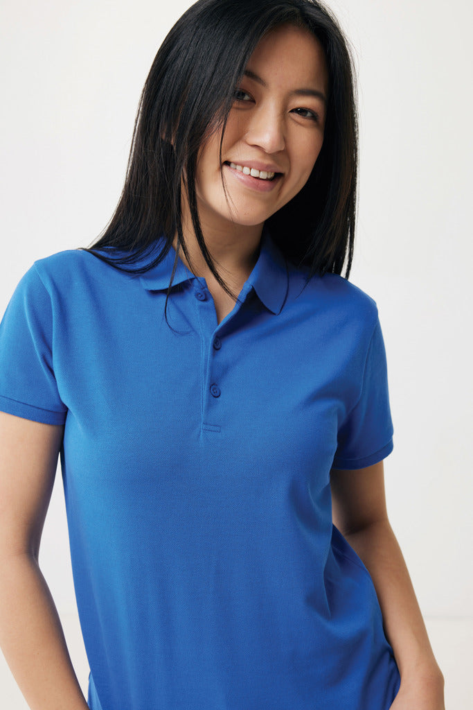 Load image into Gallery viewer, Yosemit women recycled cotton pique polo - Custom Wood Designs
