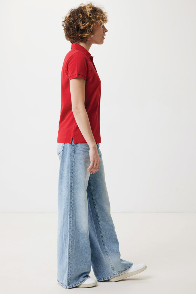 Load image into Gallery viewer, Yosemit women recycled cotton pique polo - Custom Wood Designs
