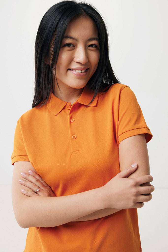 Load image into Gallery viewer, Yosemit women recycled cotton pique polo - Custom Wood Designs
