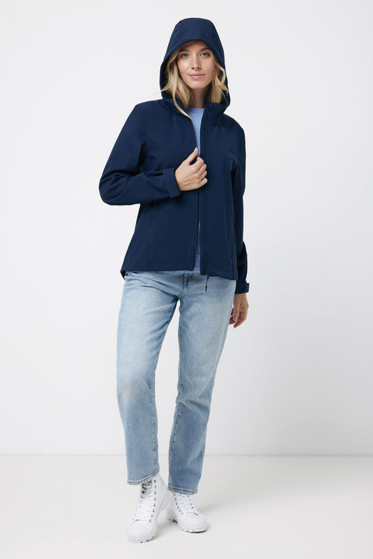 IMakal women recycled polyester soft shell jacket - Custom Wood Designs