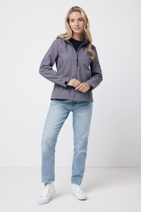 IMakal women recycled polyester soft shell jacket - Custom Wood Designs