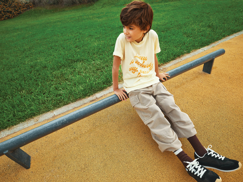 Load image into Gallery viewer, Kol kids lightweight recycled cotton t-shirt - Custom Wood Designs
