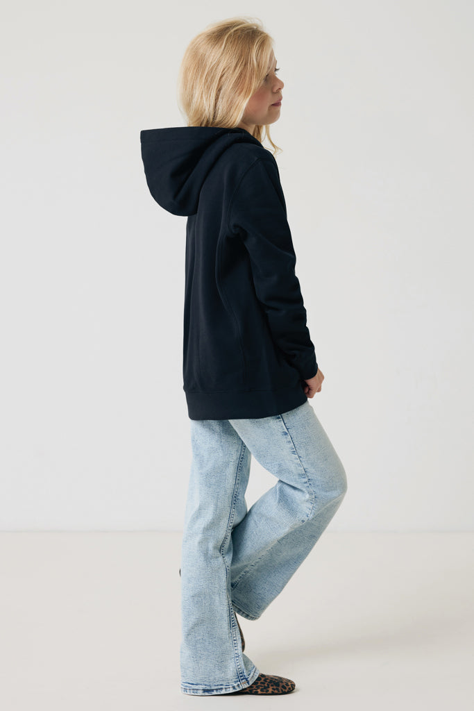 Load image into Gallery viewer, Kids recycled cotton hoodie with sidepockets - Custom Wood Designs
