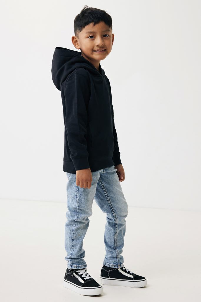 Load image into Gallery viewer, Kids recycled cotton hoodie with sidepockets - Custom Wood Designs
