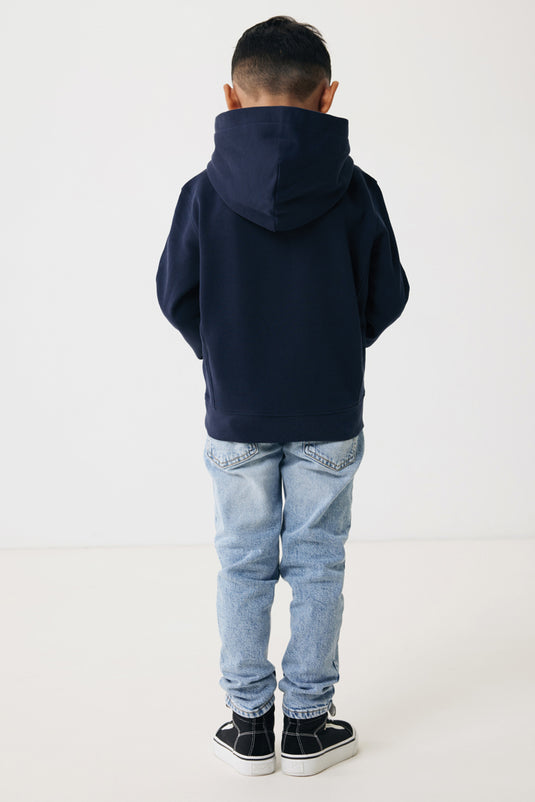 Kids recycled cotton hoodie with sidepockets - Custom Wood Designs