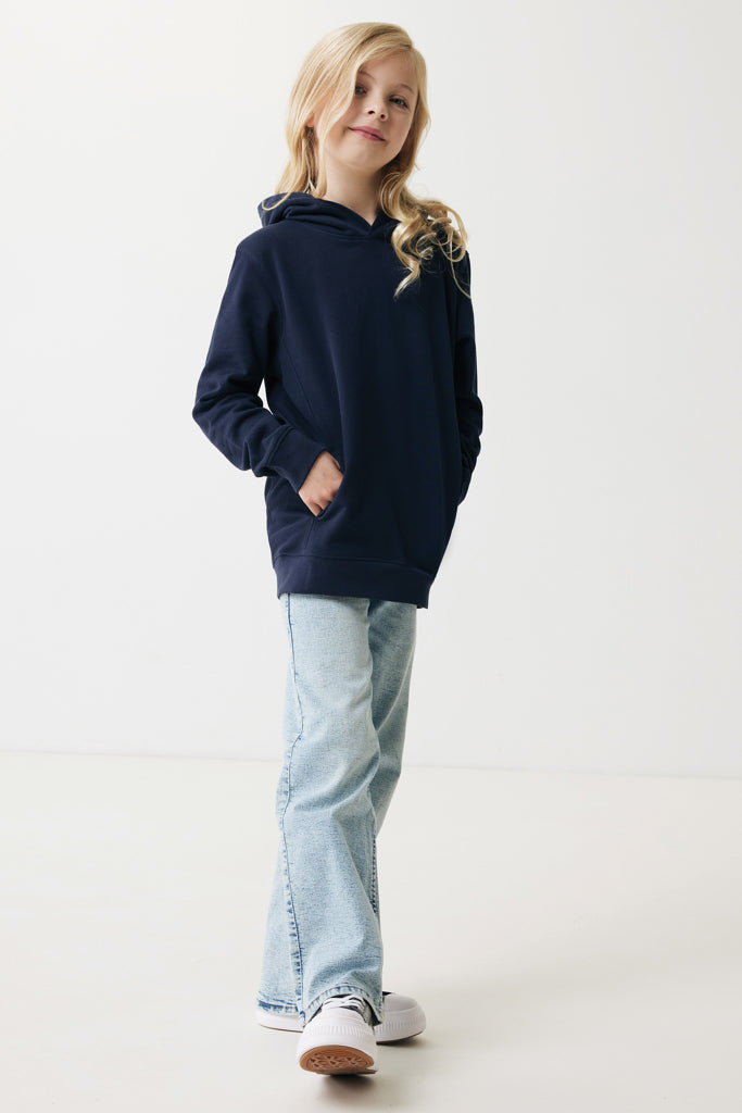 Load image into Gallery viewer, Kids recycled cotton hoodie with sidepockets - Custom Wood Designs
