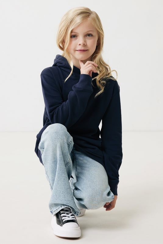 Kids recycled cotton hoodie with sidepockets - Custom Wood Designs