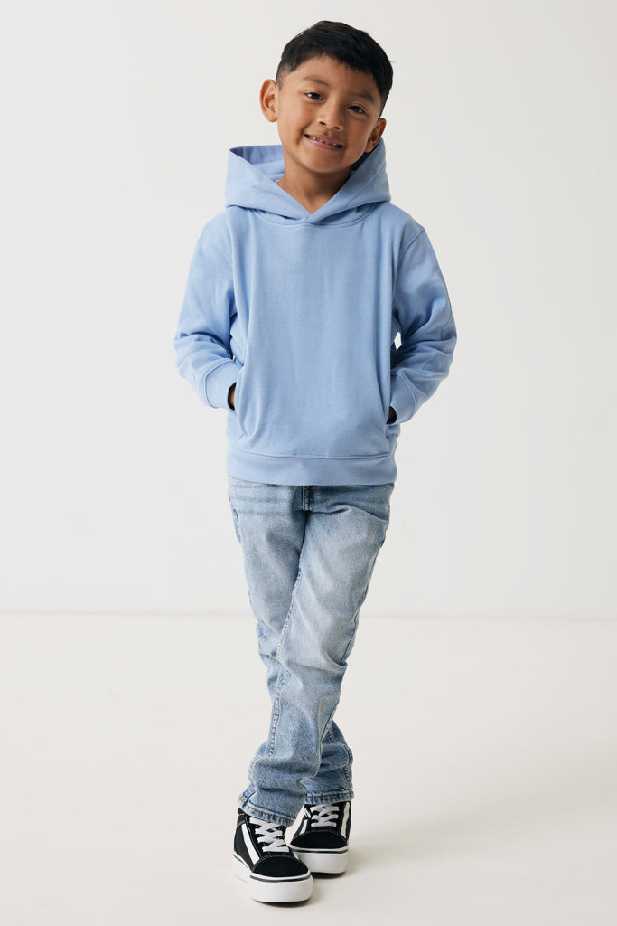 Load image into Gallery viewer, Kids recycled cotton hoodie with sidepockets - Custom Wood Designs
