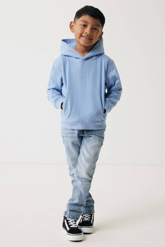 Kids recycled cotton hoodie with sidepockets - Custom Wood Designs