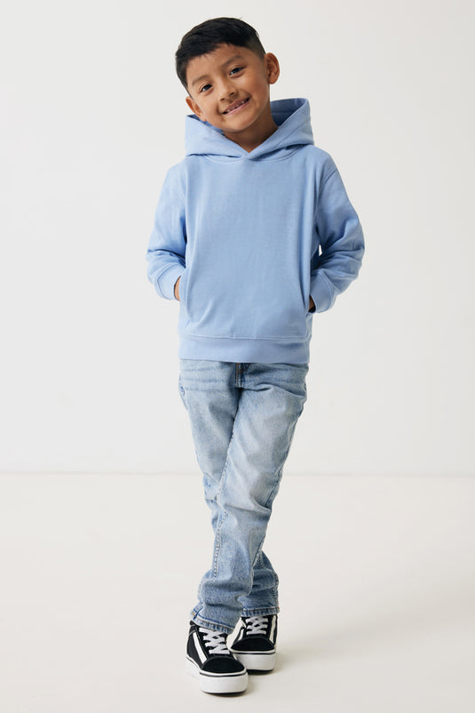 Kids recycled cotton hoodie with sidepockets - Custom Wood Designs